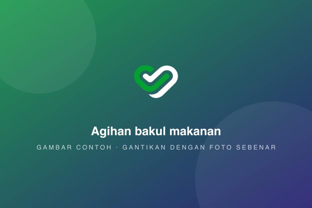 Agihan bakul makanan (gambar contoh)