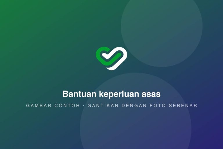 Bantuan keperluan asas (gambar contoh)